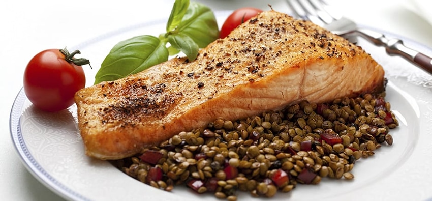 salmon and lentils for pregnancy woodlands obgyn