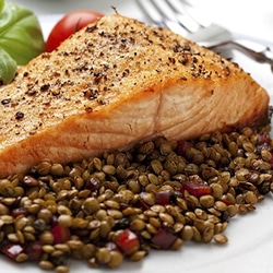 salmon and lentils for pregnancy woodlands obgyn